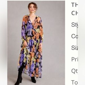 Anthropologie Floor Length Dress